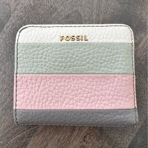 Fossil Leather Small Bifold Wallet